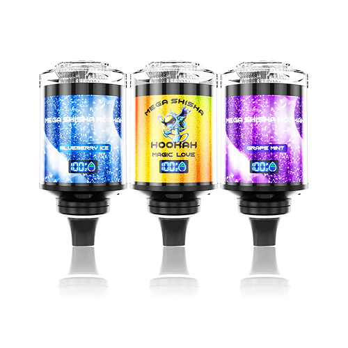 JNR Mega Shisha Hookah 100k Engangs Vape (æske med 4 stk)