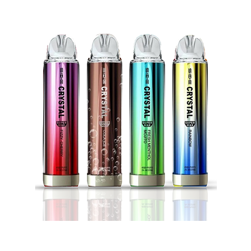 Ske Crystal Super Max 4500 Engangs Vape (æske med 10 stk)