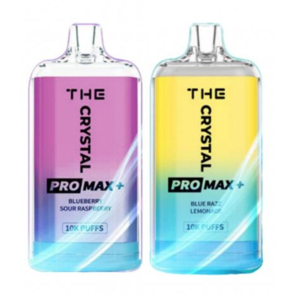 Crystal Pro Max+ 10000 ZERO NICOTINE Engangs Vape (æske med 10 stk)